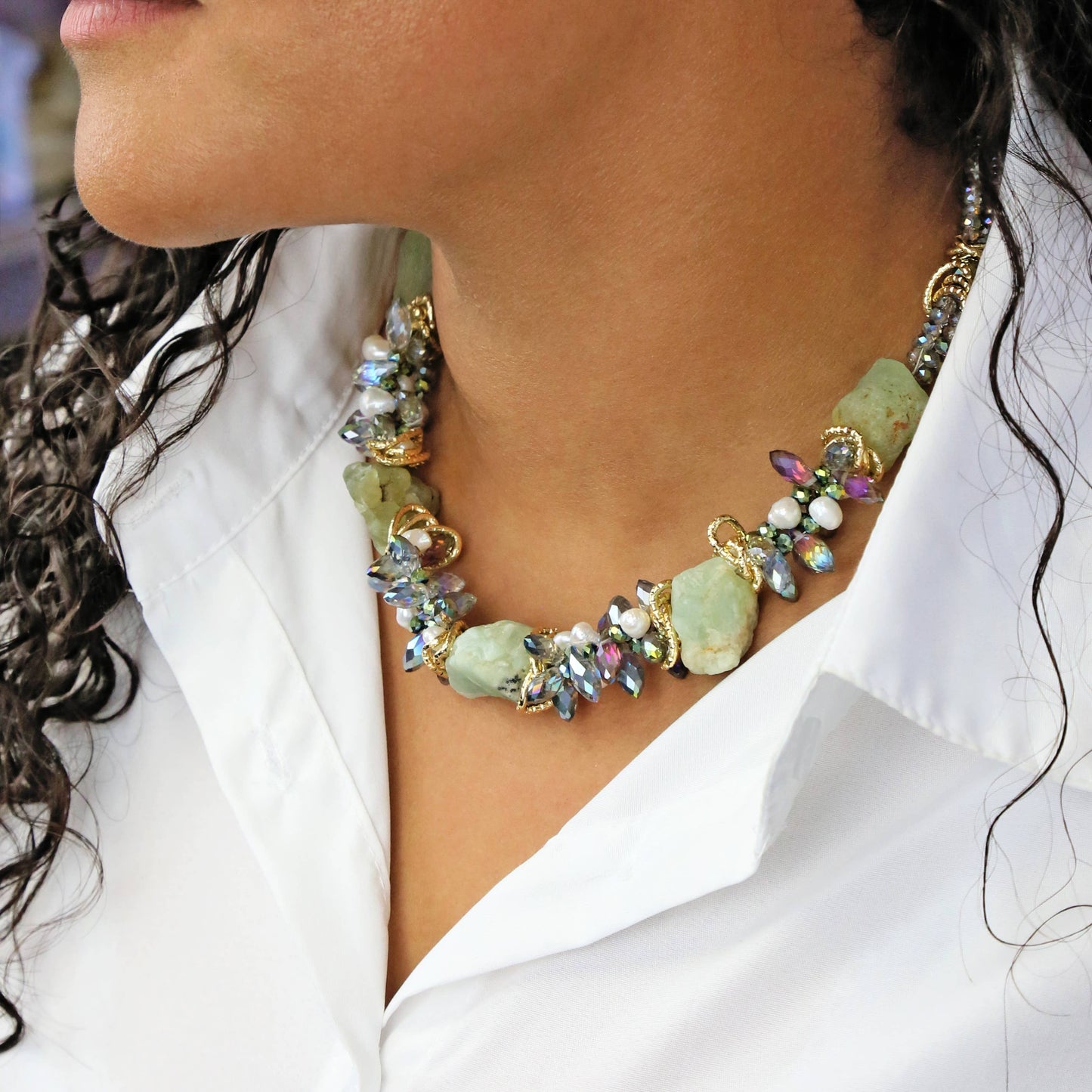 IST Jewelry - Gemstones & Crystal Short Necklaces