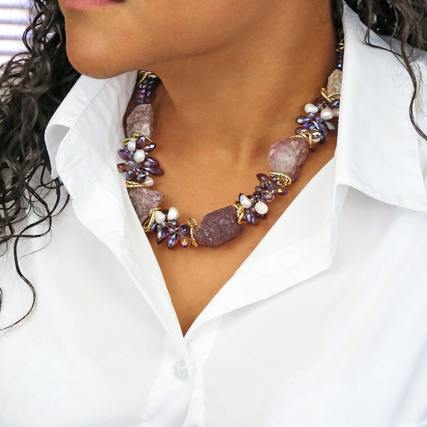 IST Jewelry - Gemstones & Crystal Short Necklaces