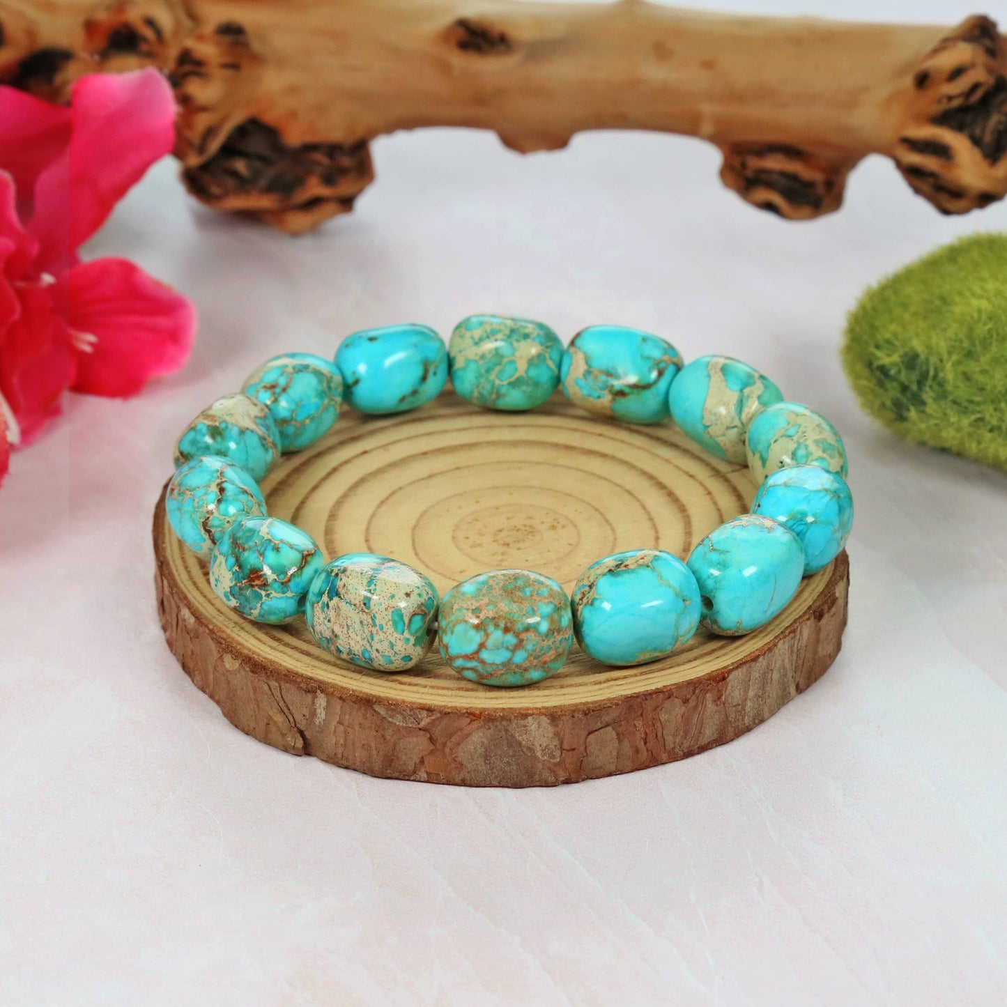 Imperial Jasper Beaded Bracelet