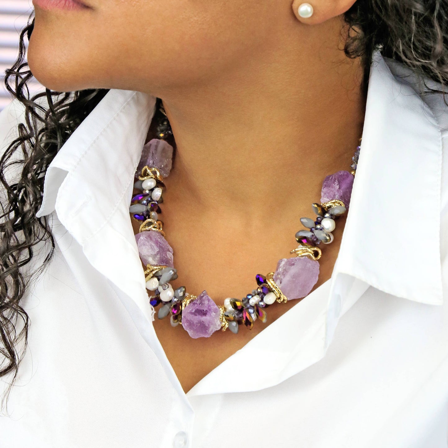 IST Jewelry - Gemstones & Crystal Short Necklaces
