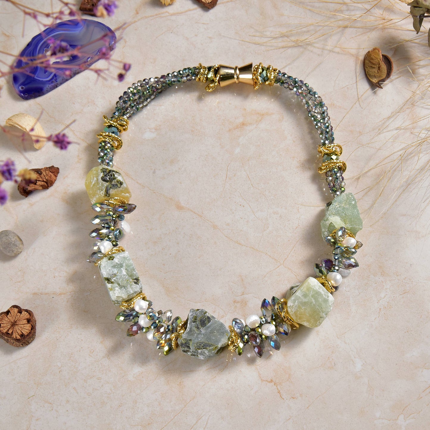 IST Jewelry - Gemstones & Crystal Short Necklaces