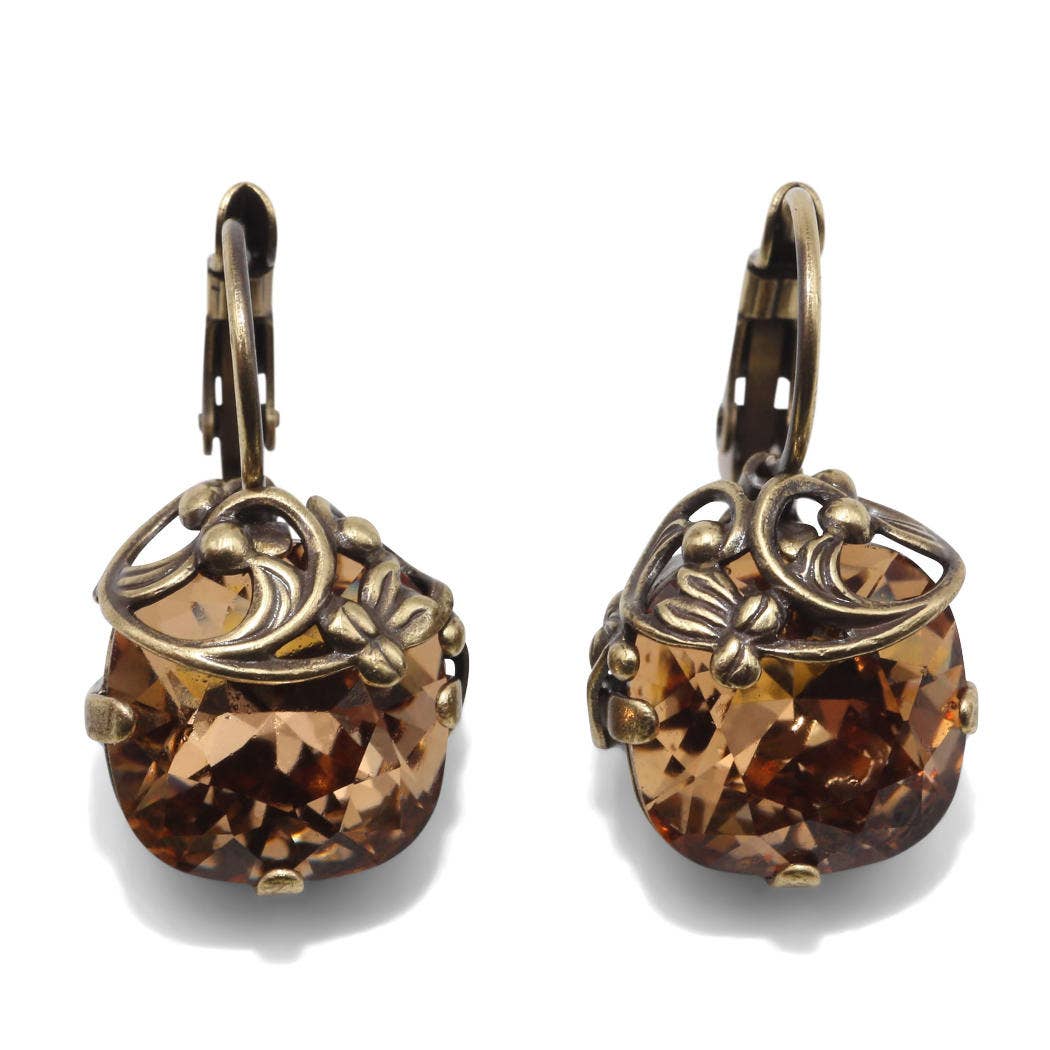 Soul Collection - Valentina drop earrings with premium crystal