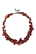 Eye Candy Los Angeles - Ruby Red Collar Necklace