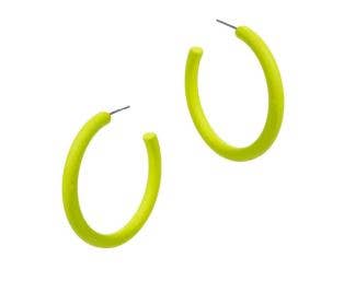Prep Obsessed Wholesale - The Classic Enamel Hoop Earrings