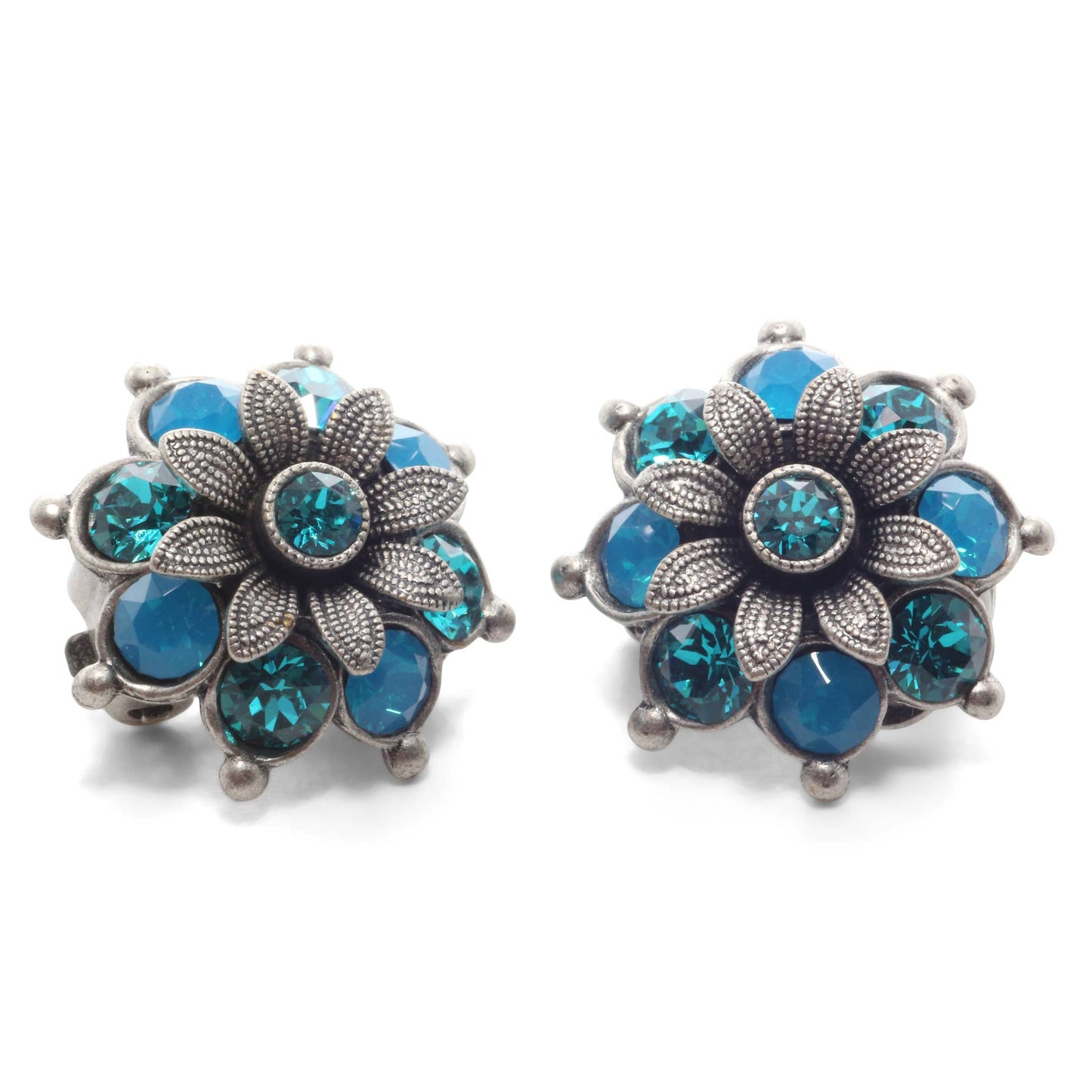 Soul Collection - Ear clip Blossom Flavia with Premium Crystal