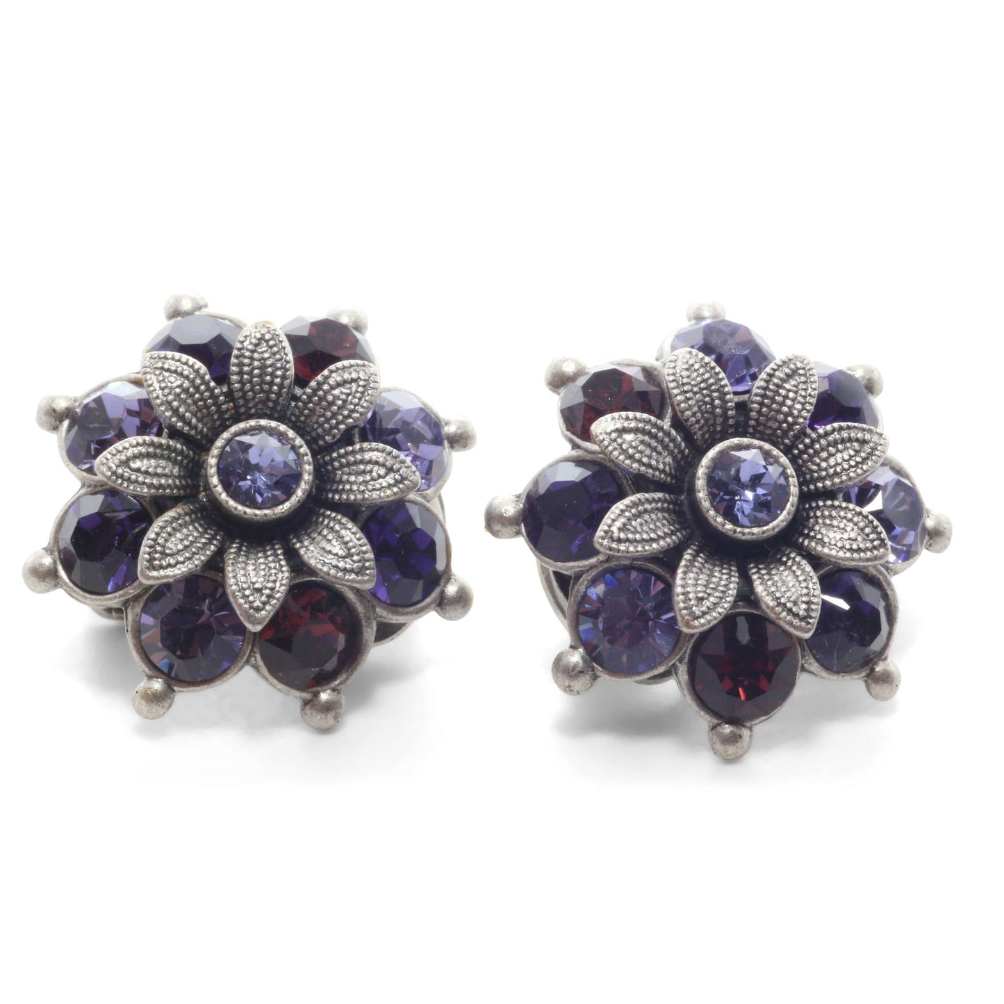 Soul Collection - Ear clip Blossom Flavia with Premium Crystal