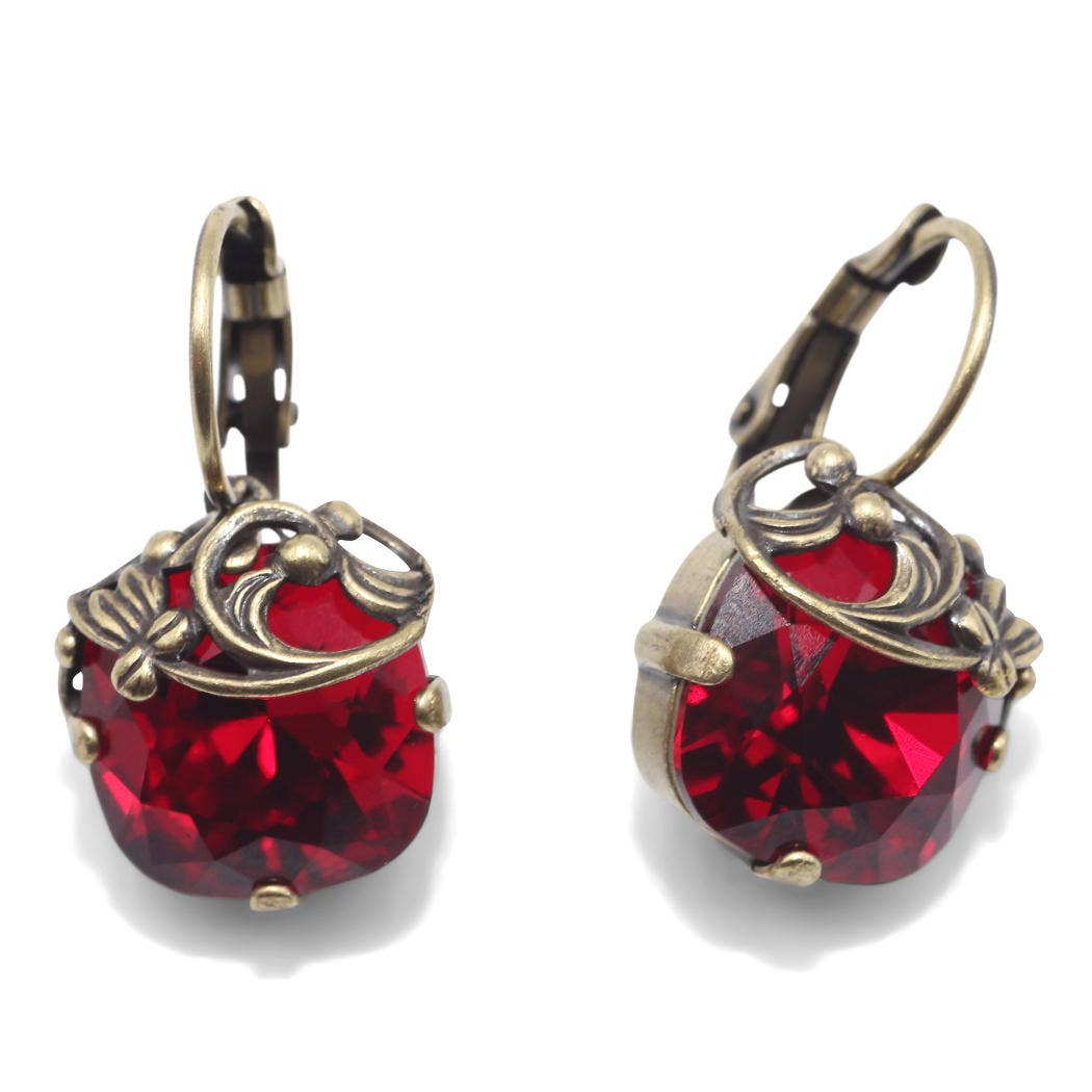 Soul Collection - Valentina drop earrings with premium crystal
