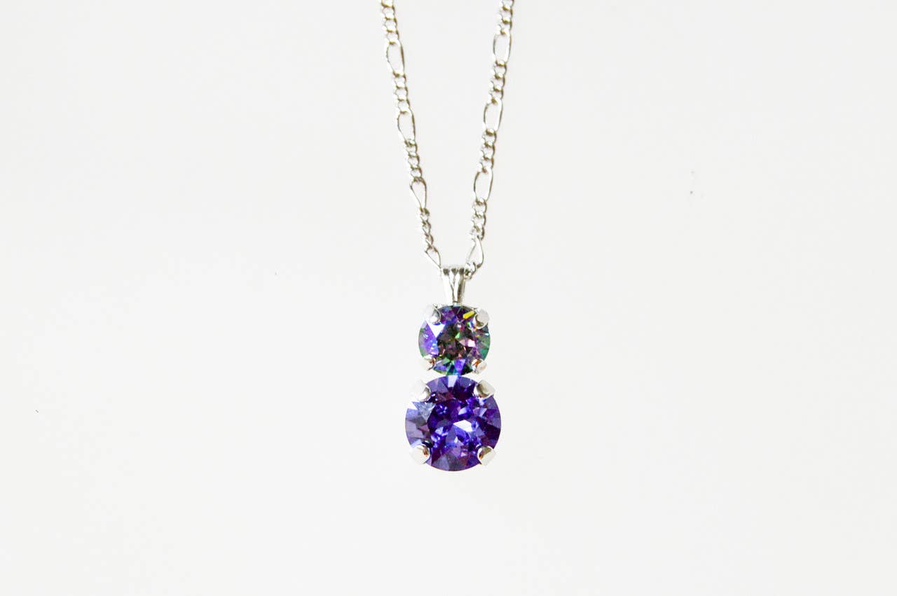 katora jewelry - Lavender Haze Stacked Necklace | Katora