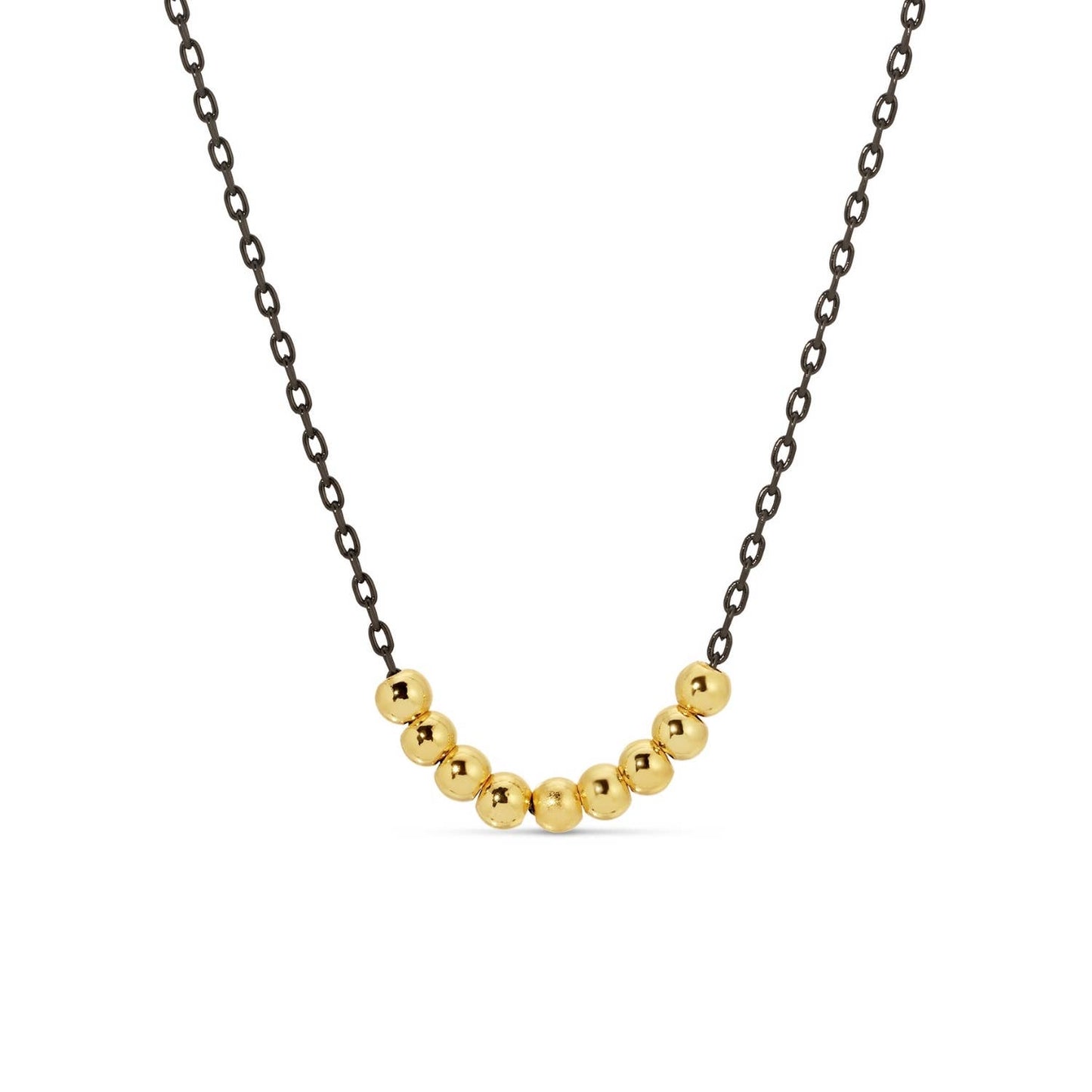 Splendid Iris - Simple Bead Necklace