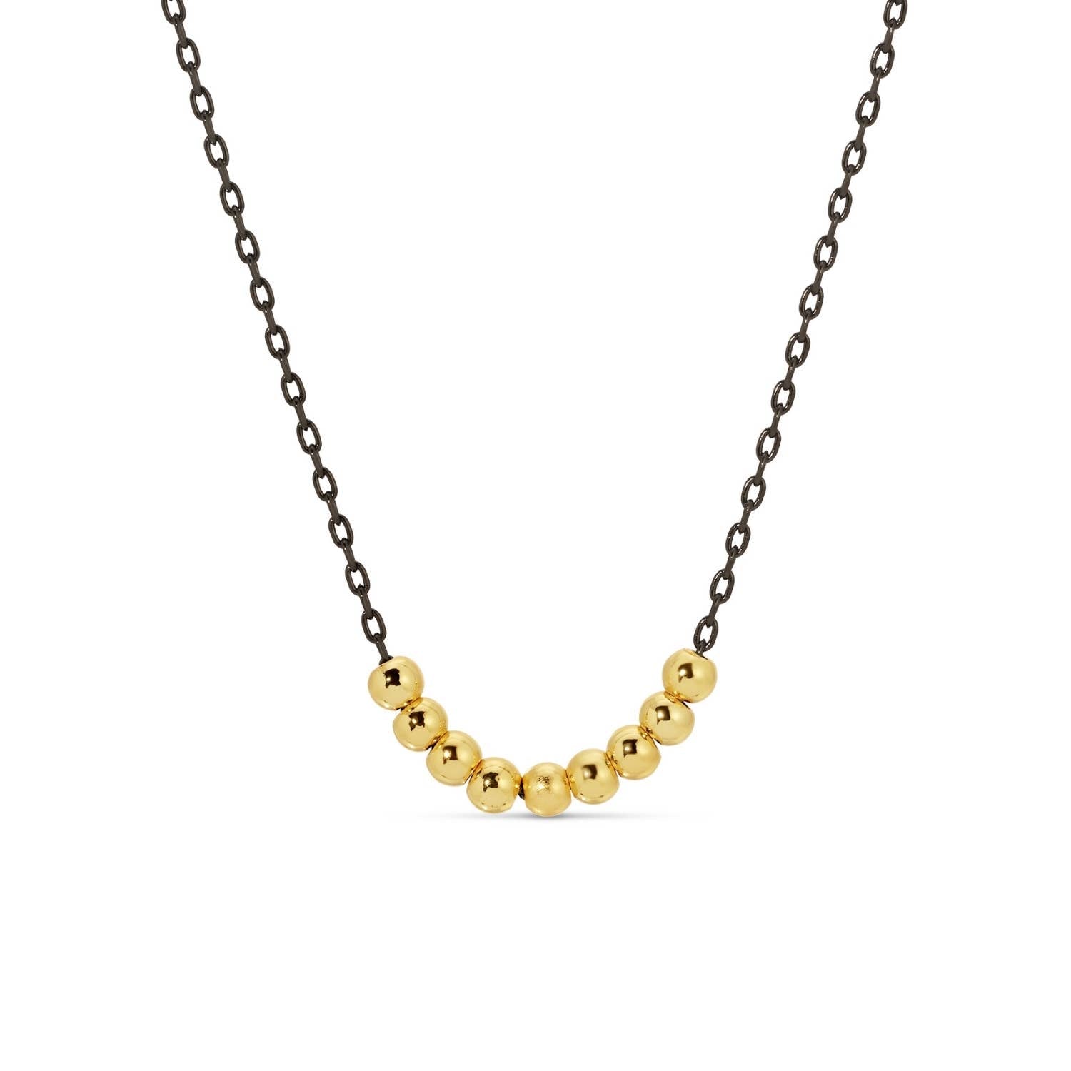 Splendid Iris - Simple Bead Necklace