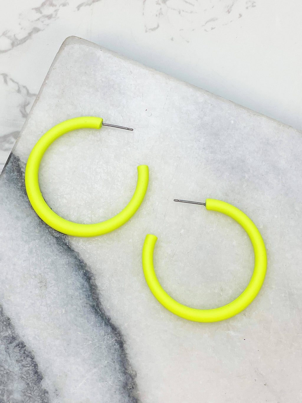 Prep Obsessed Wholesale - The Classic Enamel Hoop Earrings