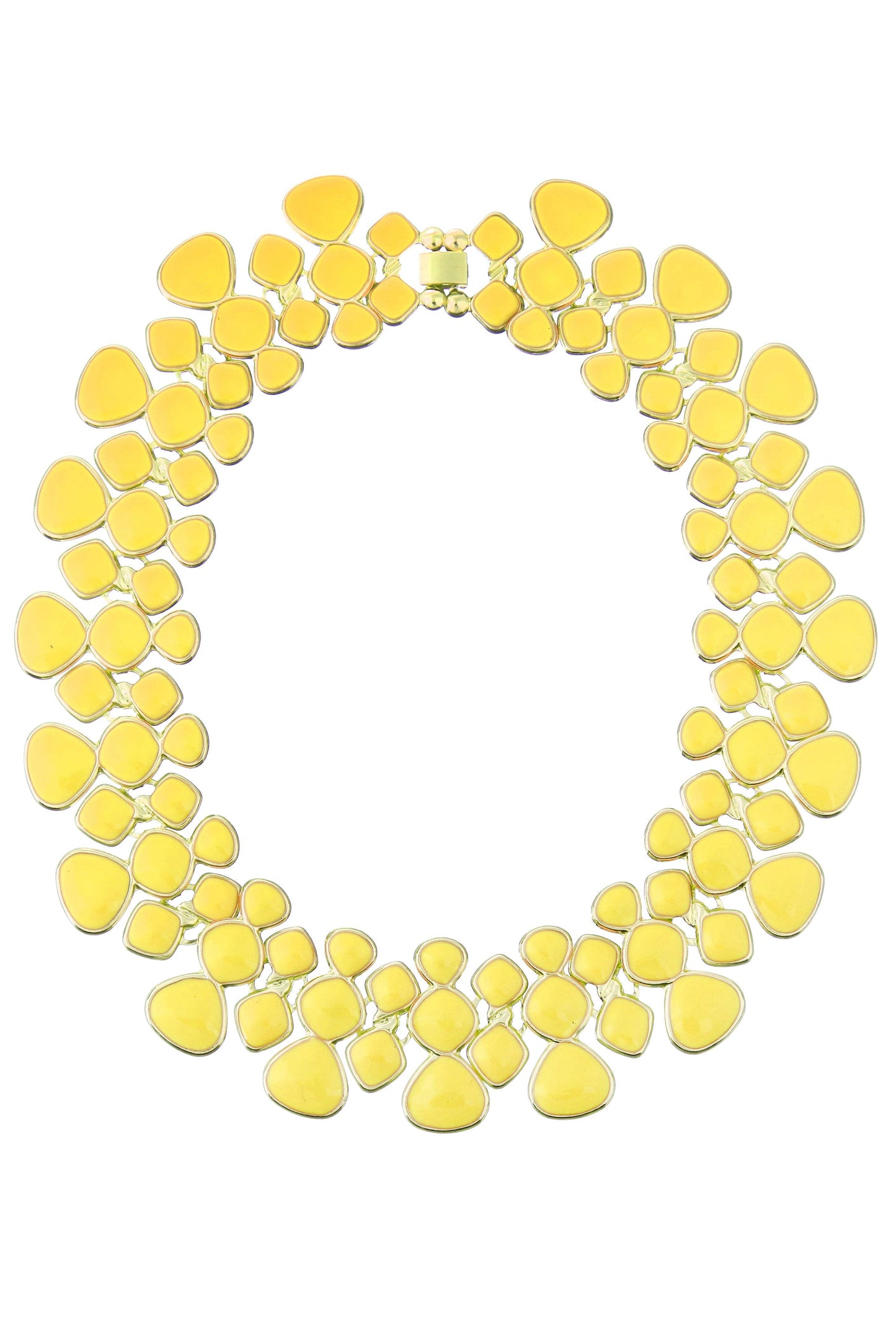 Eye Candy Los Angeles - Adel Yellow Collar Necklace