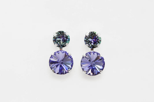 katora jewelry - Lavender Haze Stacked Earrings | Katora