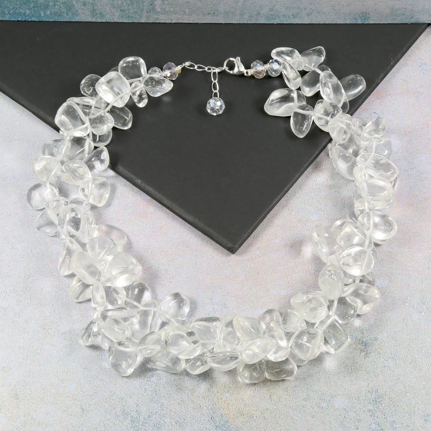 Rock Crystal Torsade Necklace