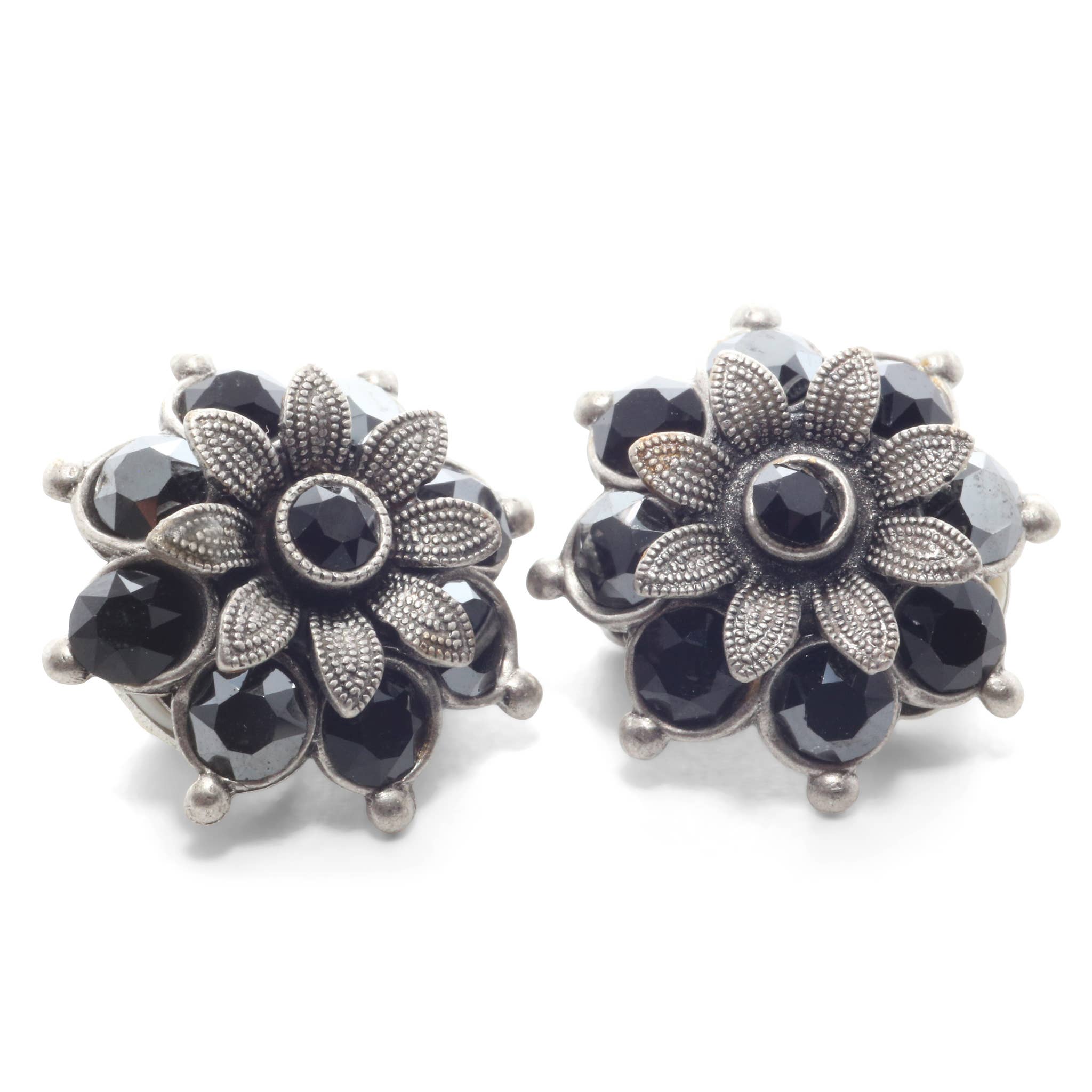 Soul Collection - Ear clip Blossom Flavia with Premium Crystal