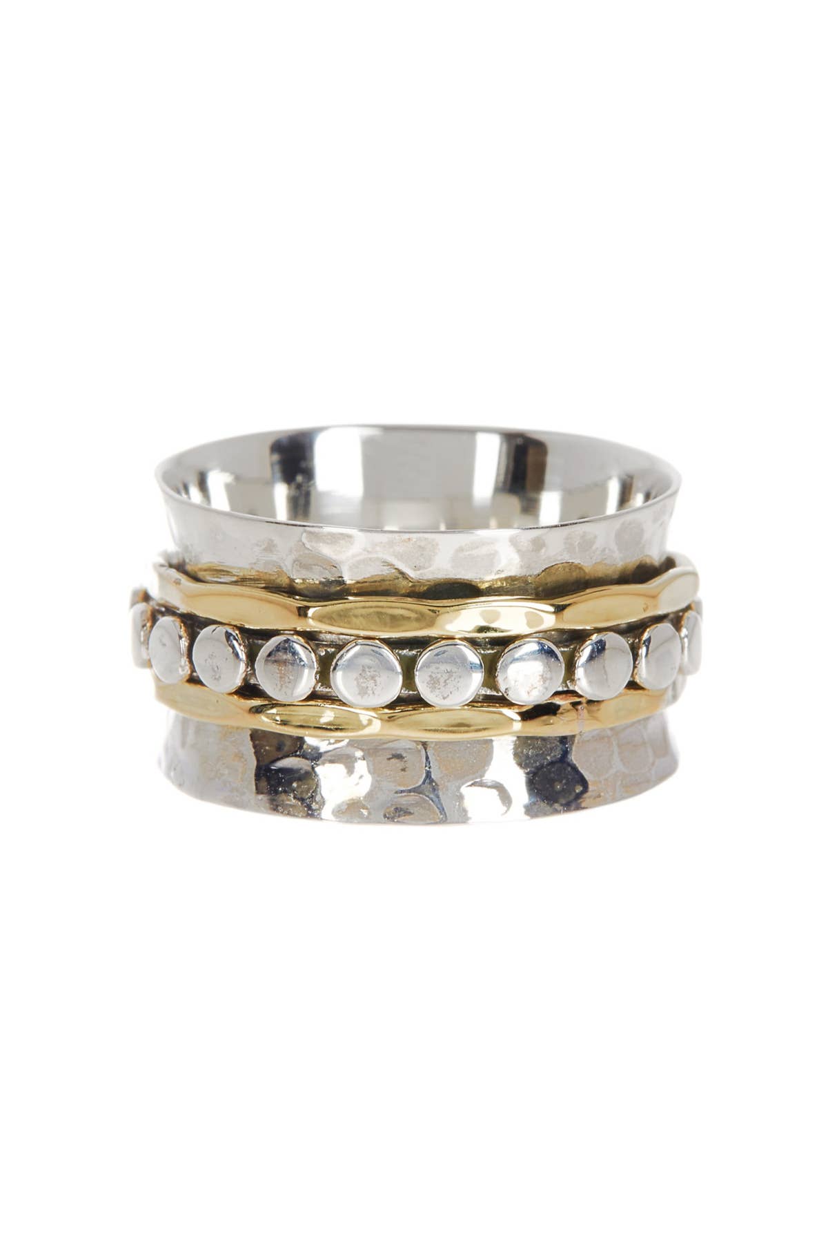 Zoey Simmons - Raised Texture Spinner Ring - SF