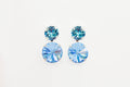 katora jewelry - Teal Tides Stacked Earrings | Katora