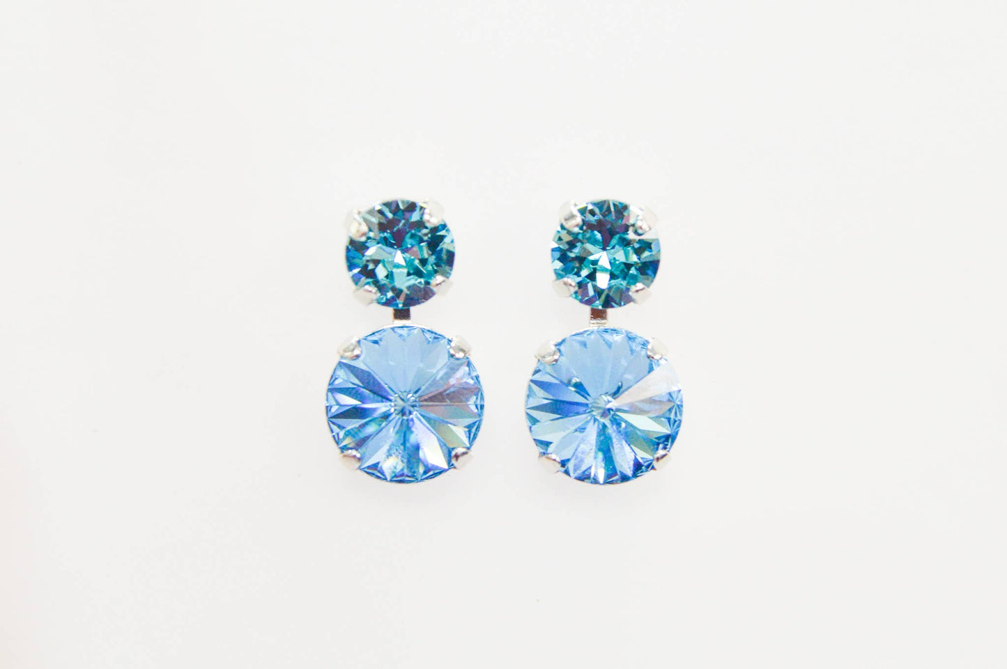 katora jewelry - Teal Tides Stacked Earrings | Katora