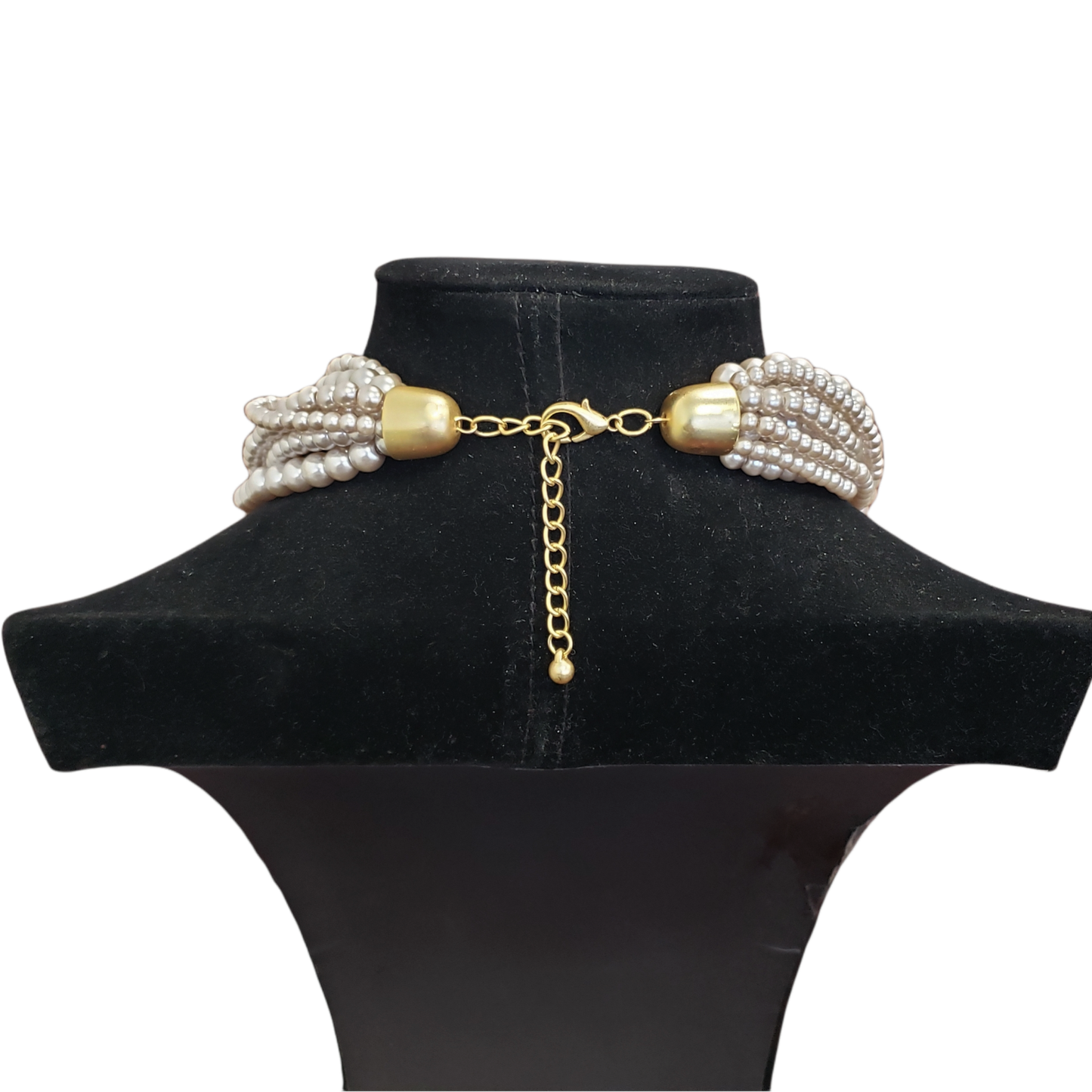 Gardenia Jewelry Ltd. - Neutral Mocha Chocolate Brown Pearl Twist Choker Necklace