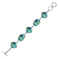 Bali Designs - AB-1047-AB Sterling Silver Bracelet With Abalone Shell