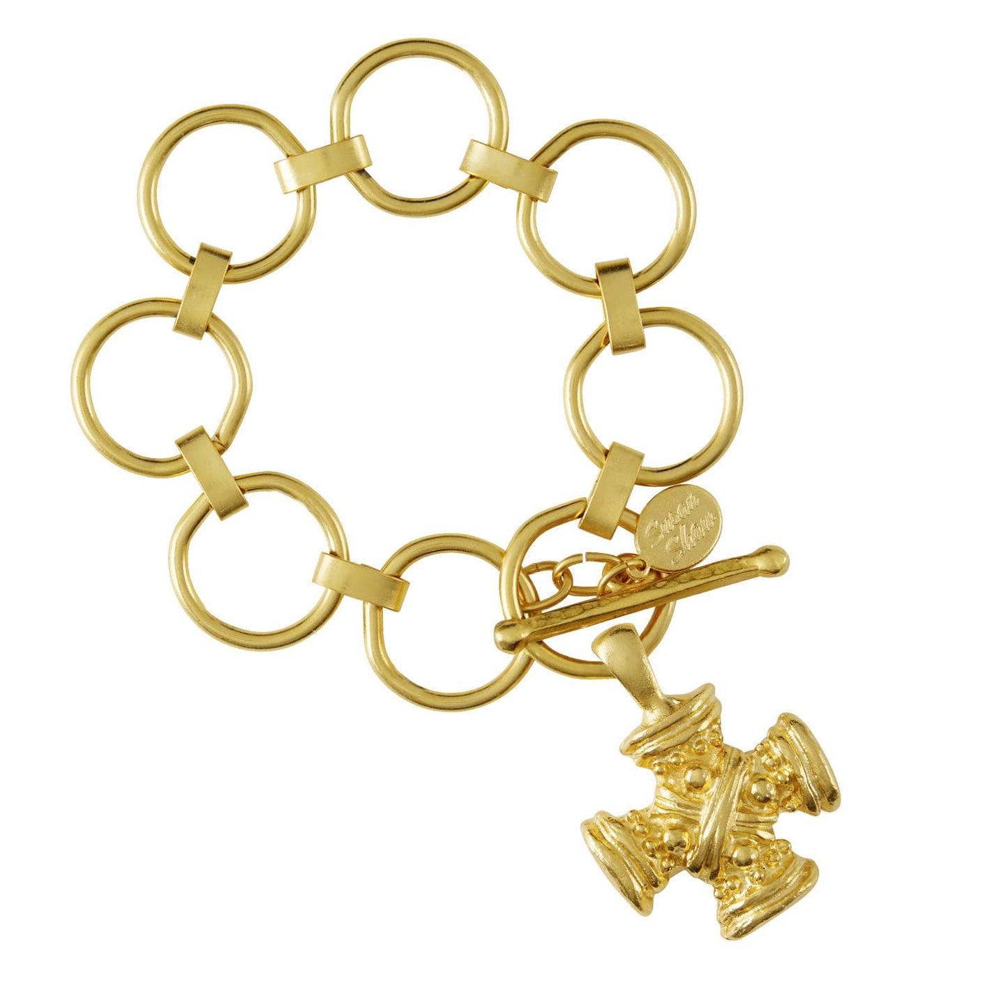 Susan Shaw - Cross Loop Toggle Bracelet