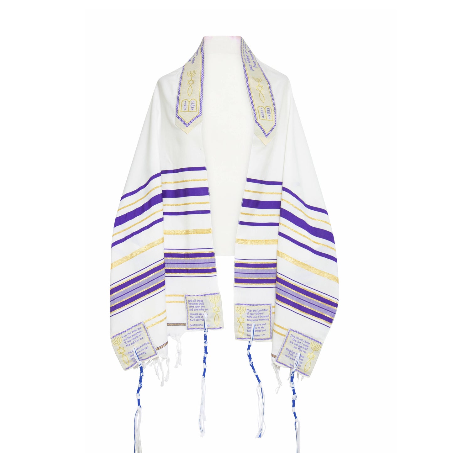 3 Arches USA - The Blessing Tallit-Prayer Shawl,Matching Bag & Brochure
