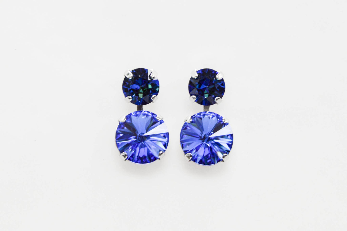 katora jewelry - Summer Blues Stacked Earrings | Katora