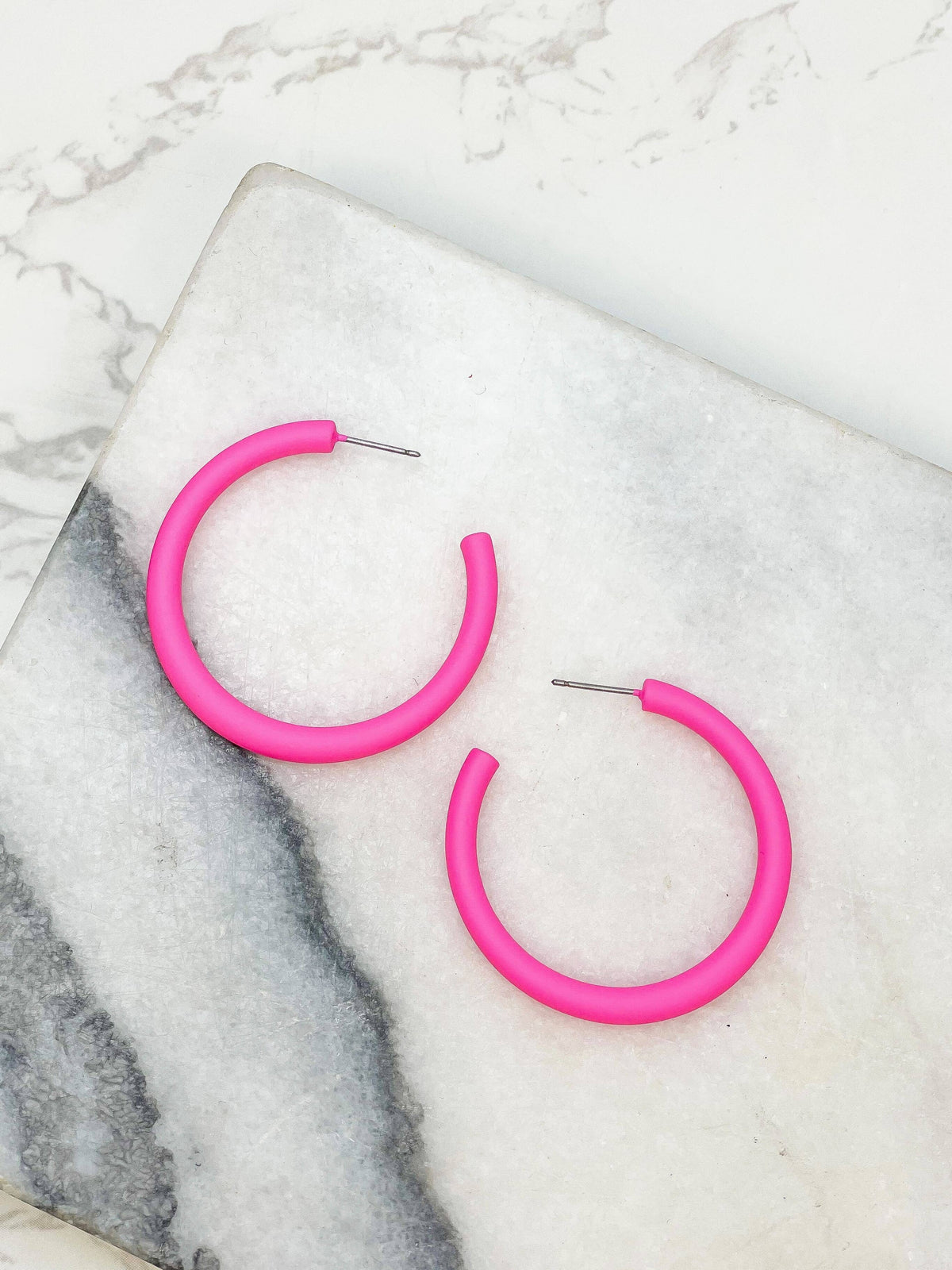 Prep Obsessed Wholesale - The Classic Enamel Hoop Earrings