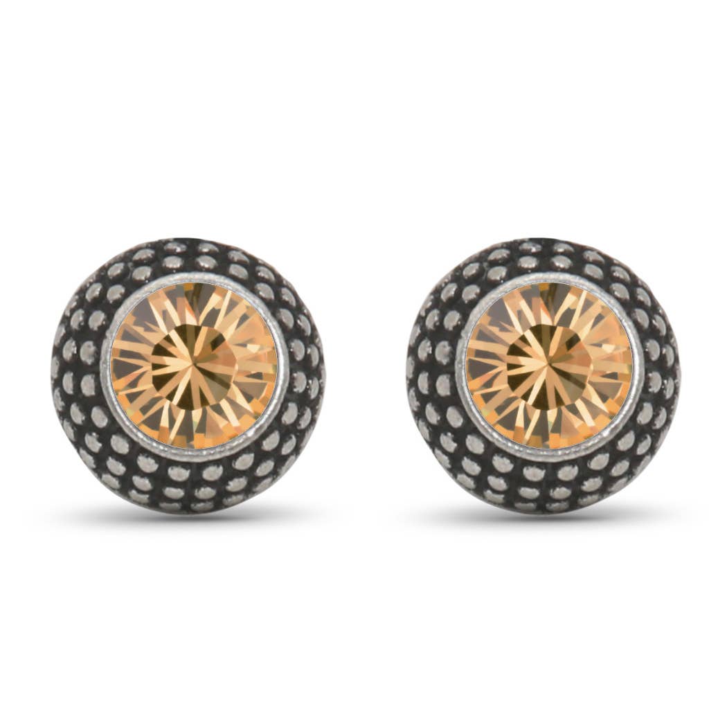 Soul Collection - Lea stud earrings with premium crystal