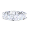 Blue Apple Imports - Asscher Cut Full Eternity Wedding Band Cubic Zirconia