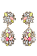 Eye Candy Los Angeles - Art Gala Ivy Pink Earrings