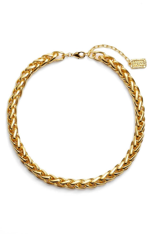 KARINE SULTAN - Rendy Braided Link Chain Necklace for Women