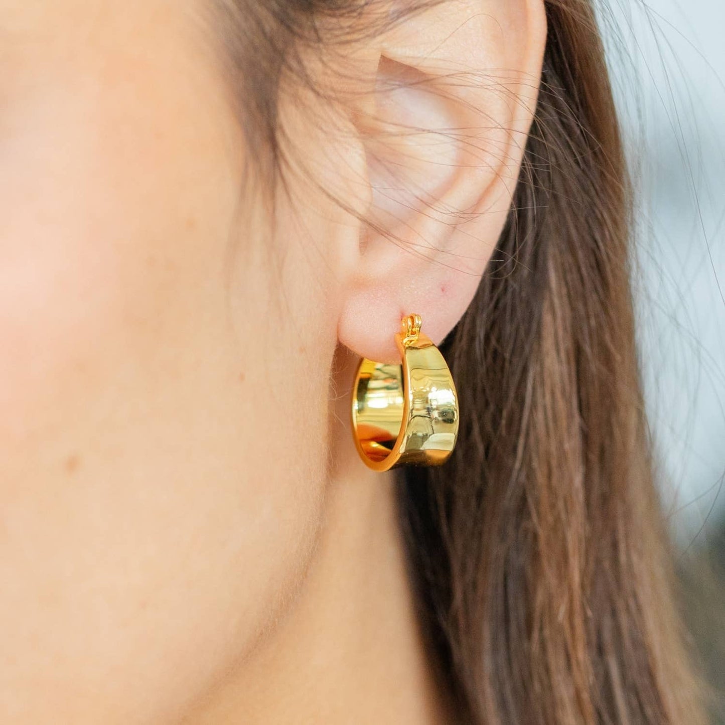 Splendid Iris - Contemporary Statement Latch Hook Hoops