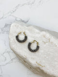 Prep Obsessed Wholesale - Petite Seed Bead Hoop Earrings