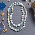 IST Jewelry - Aquamarine Long Necklace