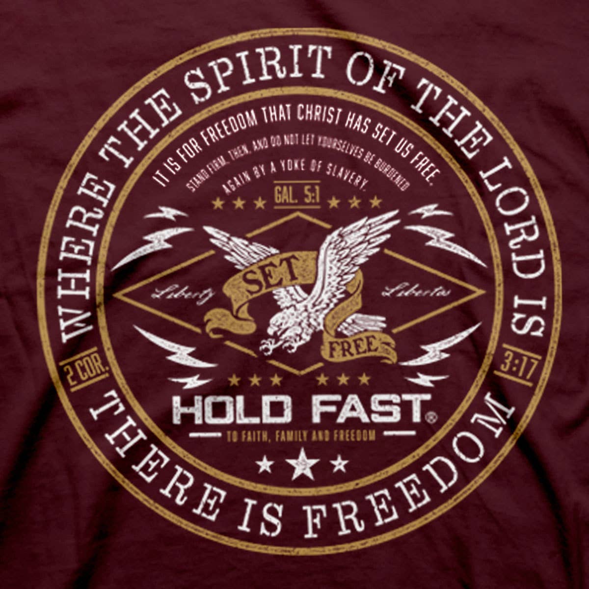 Kerusso - Hold Fast Mens T-Shirt Spirit Of The Lord