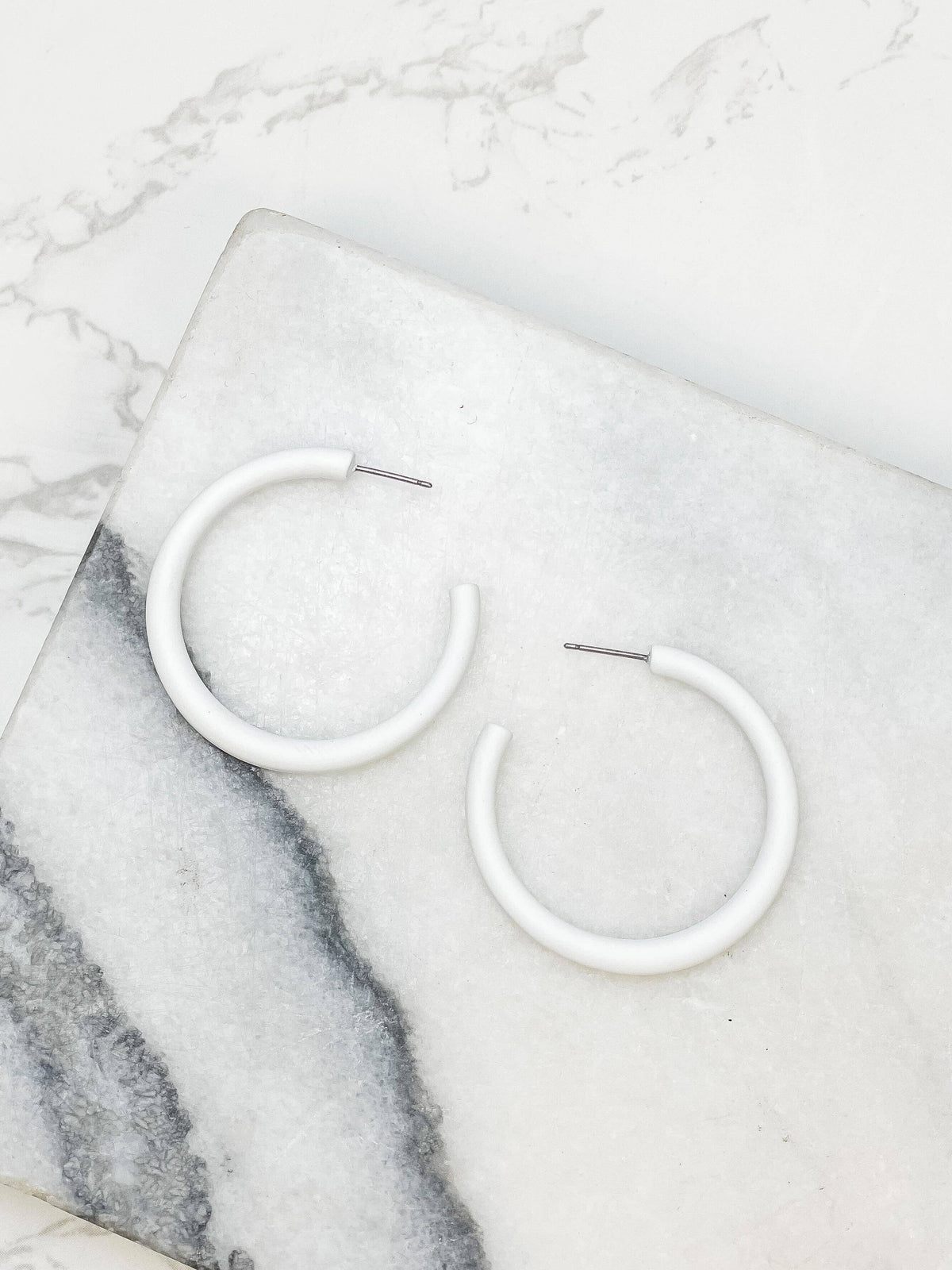 Prep Obsessed Wholesale - The Classic Enamel Hoop Earrings