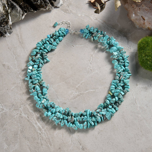IST Jewelry - Magnesite Turquoise Necklace