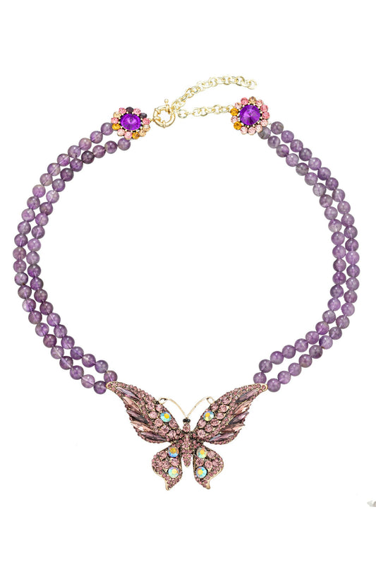 Eye Candy Los Angeles - Leah Butterfly Statement Necklace