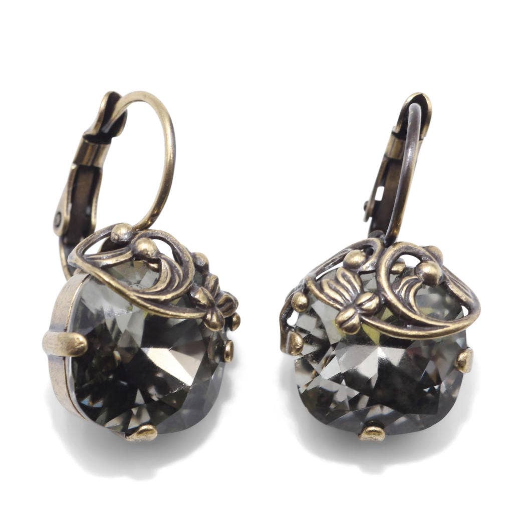 Soul Collection - Valentina drop earrings with premium crystal