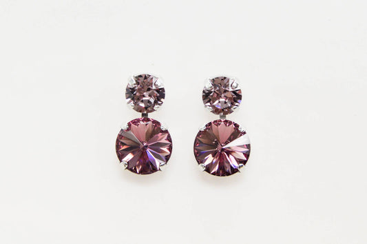 katora jewelry - Sugar Plum Stacked Earrings | Katora