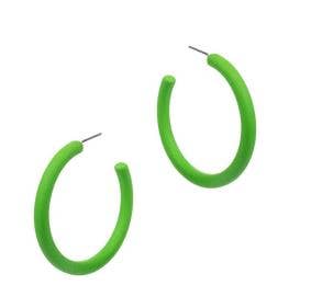 Prep Obsessed Wholesale - The Classic Enamel Hoop Earrings