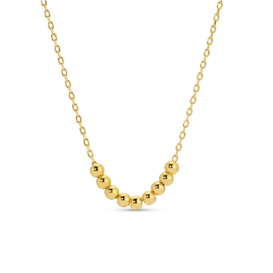 Splendid Iris - Simple Bead Necklace