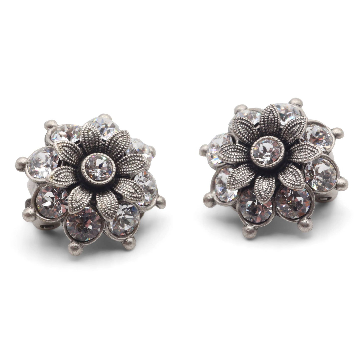 Soul Collection - Ear clip Blossom Flavia with Premium Crystal
