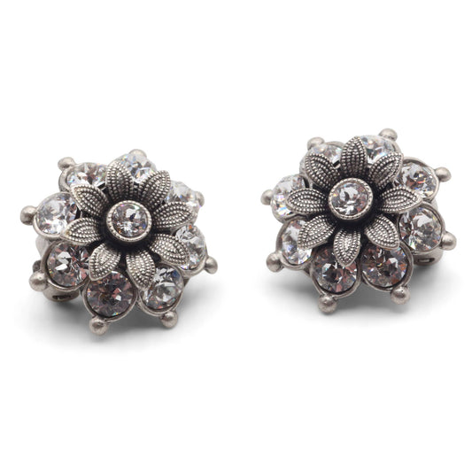 Soul Collection - Ear clip Blossom Flavia with Premium Crystal