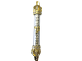 3 Arches USA - Royal Gold Crown Mezuzah with Gemstones and Scroll Insert