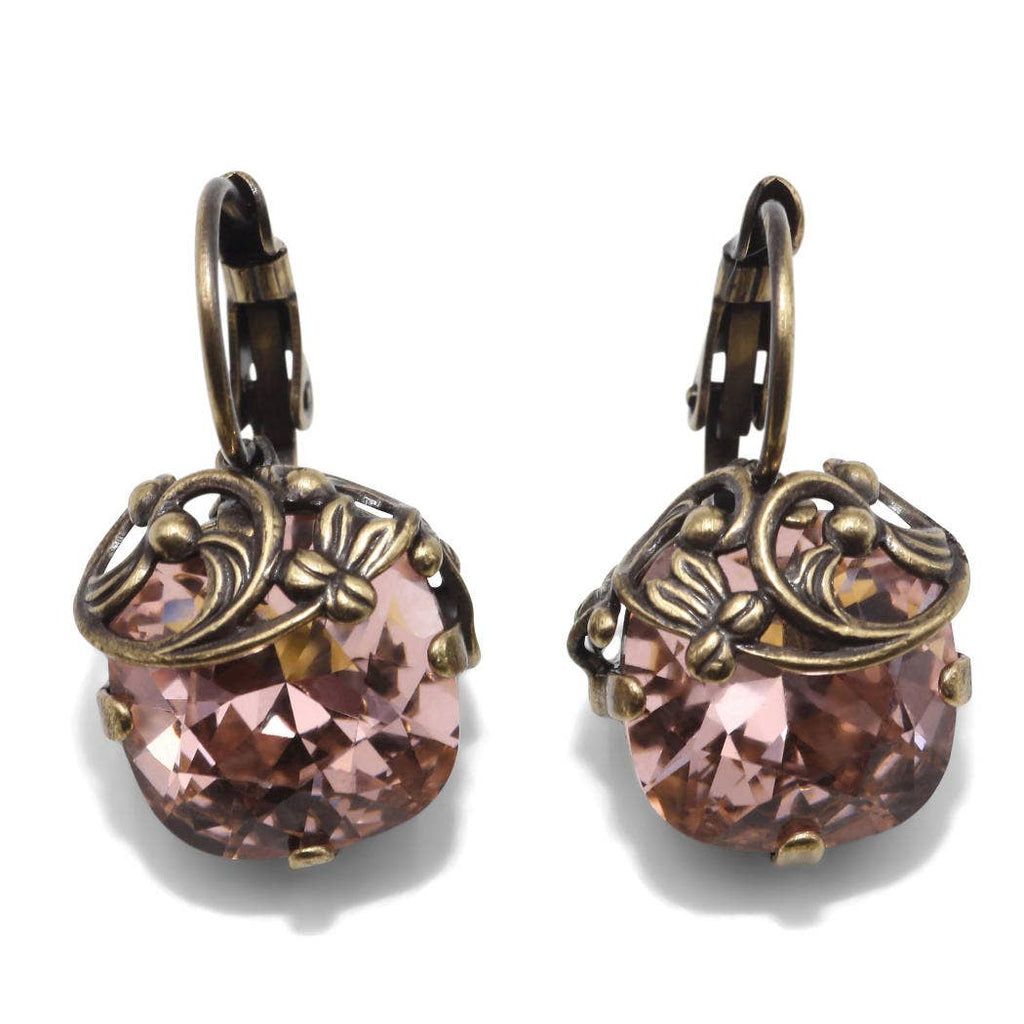 Soul Collection - Valentina drop earrings with premium crystal