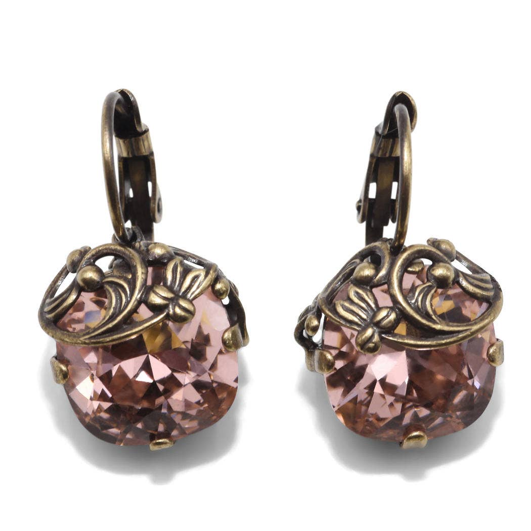 Soul Collection - Valentina drop earrings with premium crystal