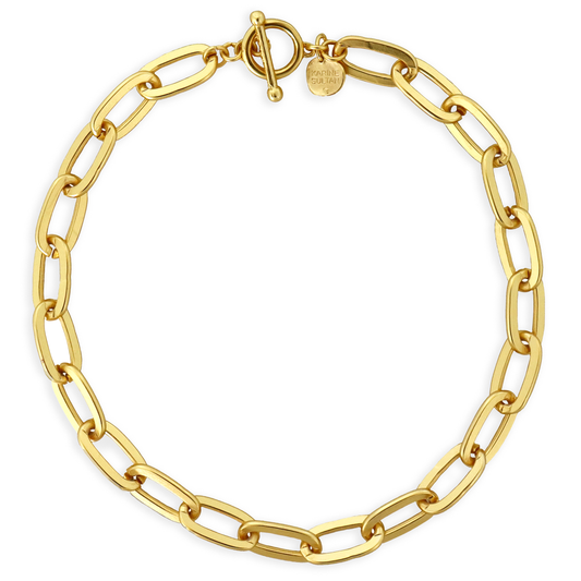 KARINE SULTAN - Elongated links collar necklace