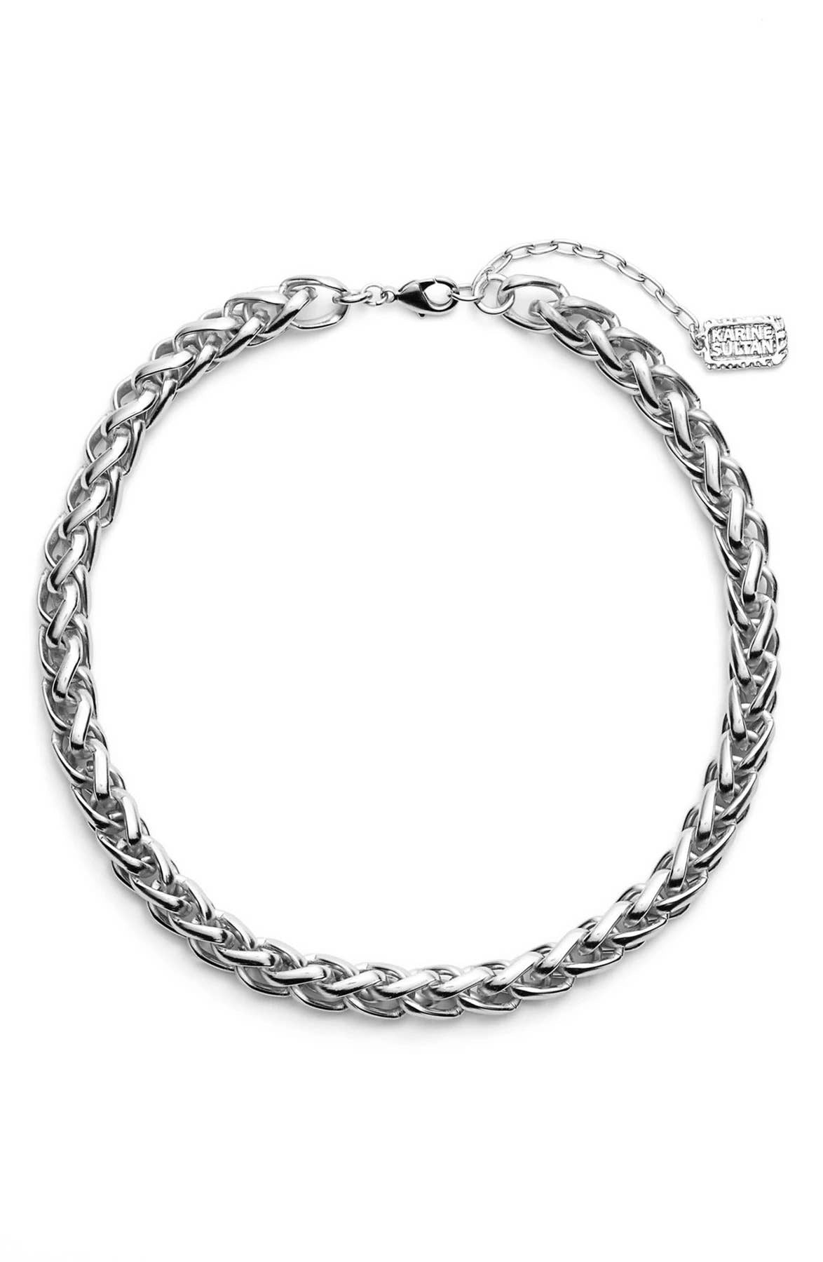 KARINE SULTAN - Rendy Braided Link Chain Necklace for Women